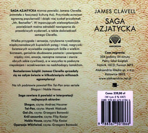 Saga Azjatycka - James Clavell [AUDIOBOOK]