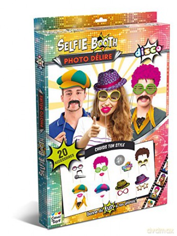 Selfie booth zestaw disco