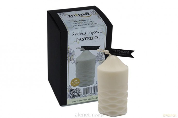 Świeczka naturalna wolnostojąca sojowa Pastello