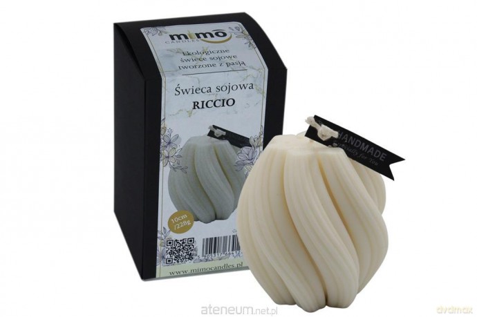 Świeczka naturalna wolnostojąca sojowa Riccio