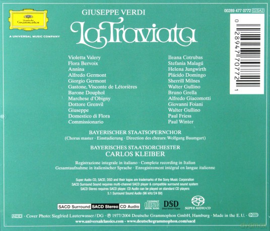 Kleiber: Verdi: La Traviata [2SACD]