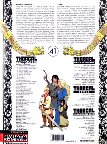 Thorgal (Tom 41) Tysiąc oczu - Yann Le Pennetier, Fredric Vignaux [KOMIKS]
