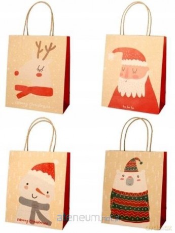 Torba prezentowa 21x25,5x10cm papier brown craft