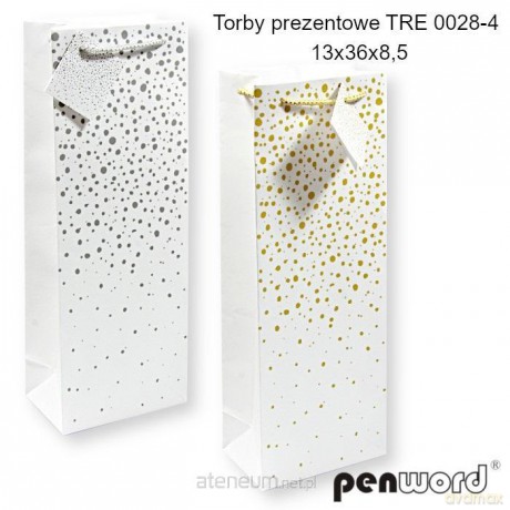 Torebka prezentowa 13x36x8.5cm MIX