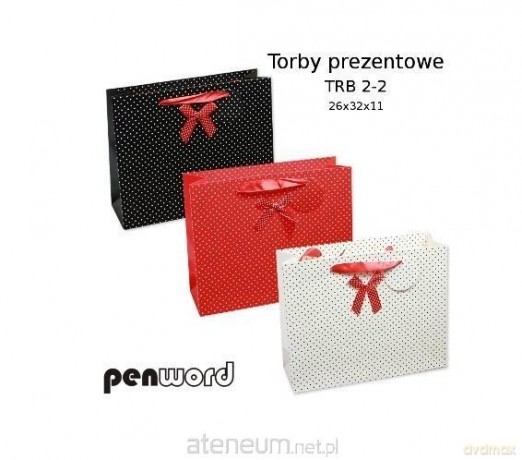 Torebka prezentowa 26x32x11cm MIX