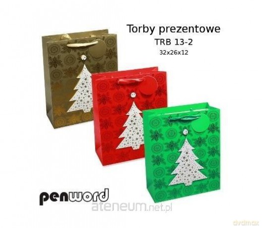 Torebka prezentowa 32x26x12cm MIX
