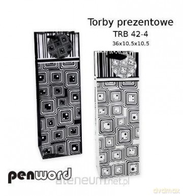 Torebka prezentowa 36x10,5x10,5cm MIX