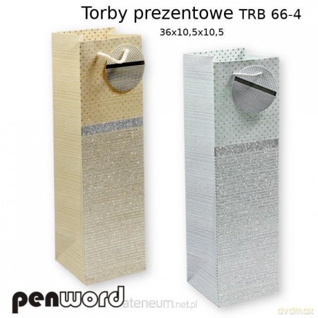 Torebka prezentowa 36x10,5x10,5cm MIX