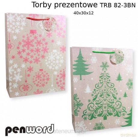 Torebka prezentowa 40x30x12cm MIX