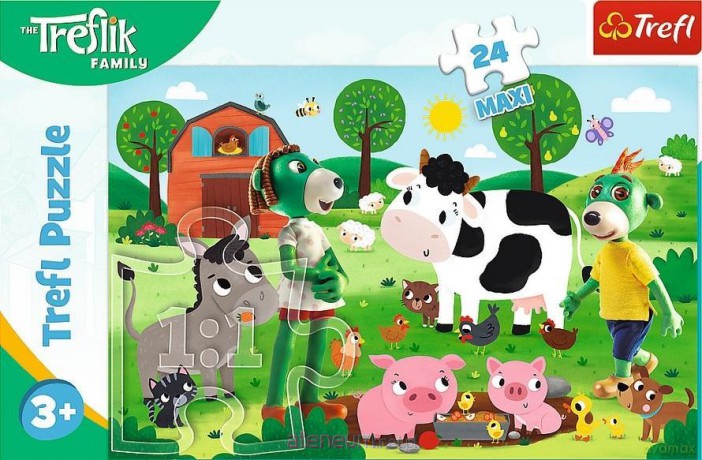 TREFL Maxi 24 Zimowy czas z Treflikam [PUZZLE]