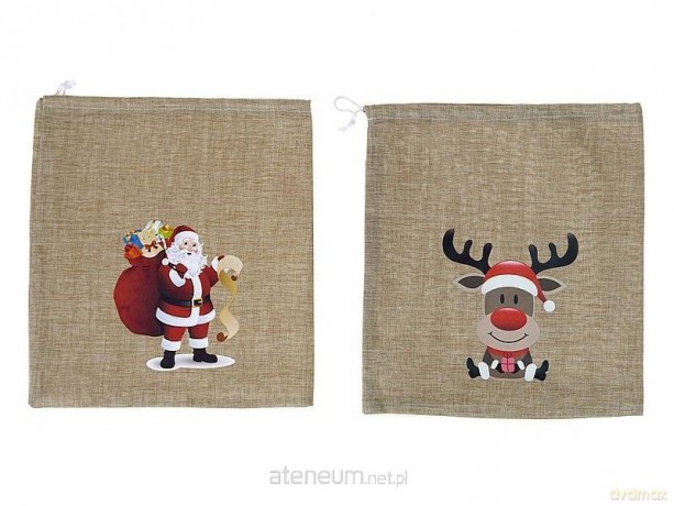 Worek jutowy 30x28cm MIX