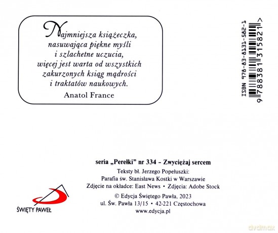 Zwyciężaj sercem - Jerzy Popiełuszko [KSIĄŻKA]