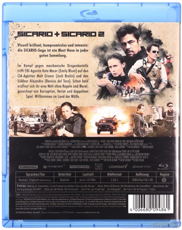 Sicario / Sicario 2 [2xBlu-Ray]