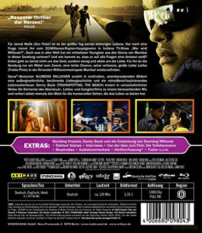Slumdog Millionaire (Slumdog. Milioner z ulicy) [Blu-Ray]