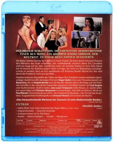 And Woman... Was Created (I Bóg stworzył kobietę) [Blu-Ray]