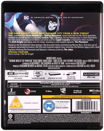 Batman: Mask Of The Phantasm (Batman: Maska Batmana) [Blu-Ray 4K]
