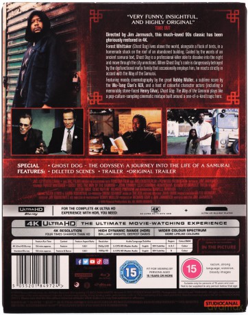 Ghost Dog The Way Of The Samurai (Steelbook) (Ghost Dog: Droga samuraja) [Blu-Ray 4K]