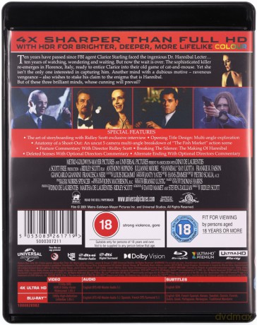 Hannibal [Blu-Ray 4K]+[Blu-Ray]