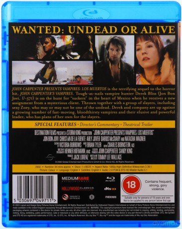 John Carpenters' Vampires: Los Muertos (Łowcy wampirów: Los Muertos) [Blu-Ray]