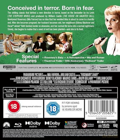 Rosemary's Baby (Dziecko Rosemary) [Blu-Ray 4K]