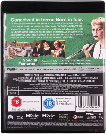 Rosemary's Baby (Dziecko Rosemary) [Blu-Ray 4K]