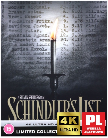 Schindler's List (Lista Schindlera) [Blu-Ray 4K]+[2xBlu-Ray]