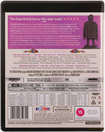 The Wicker Man (50th Anniversary) (Vintage Classics) (Kult) [Blu-Ray 4K]+[Blu-Ray]