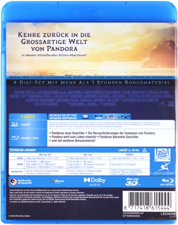 Avatar: The Way of Water (Avatar: Istota wody) [2xBlu-Ray 3D]+[2xBlu-Ray]