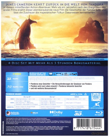 Avatar: The Way of Water (Avatar: Istota wody) [2xBlu-Ray 3D]+[2xBlu-Ray]