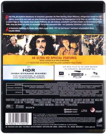 Hook [Blu-Ray 4K]+[Blu-Ray]
