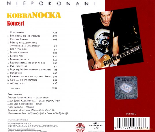 Kobranocka: Koncert (Niepokonani) [CD]