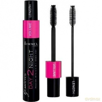 Rimmel Tusz do Rzęs Day 2 Night Czarny [KOSMETYKI]