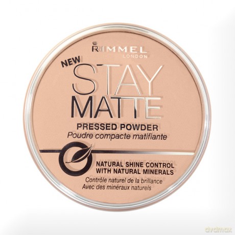Rimmel London Stay Matte Long Lasting Pressed Puder 14 g - 009 Amber