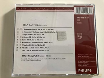 Kocsis: Bartok-Piano Solo Ii [CD]