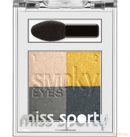 Miss Sporty Paleta Czterech Cieni do Powiek (Quattro) 407 [KOSMETYKI]