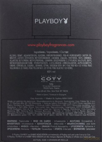 Playboy Vegas Woda po Goleniu dla Mężczyzny 100ml [KOSMETYKI]