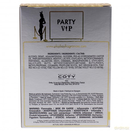 Playboy Vip Antyperspirant dla Mężczyzny 100ml [KOSMETYKI]