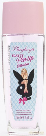 Playboy Play It Pin Up Dezodorant w Naturalnym Spray'u dla Kobiety 75ml [PERFUMY]