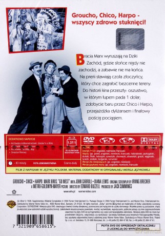 Bracia Marx: Na Dzikim Zachodzie [DVD]