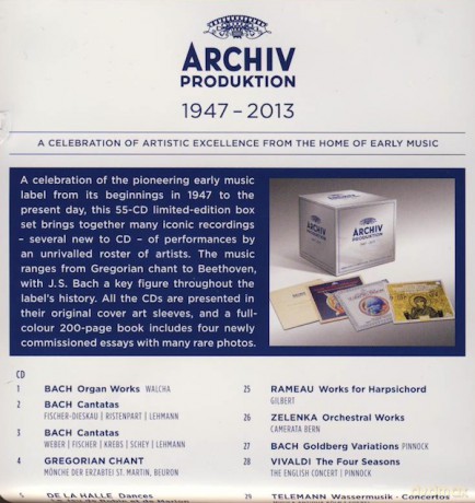Archiv Produktion 1947-2013 [55CD]