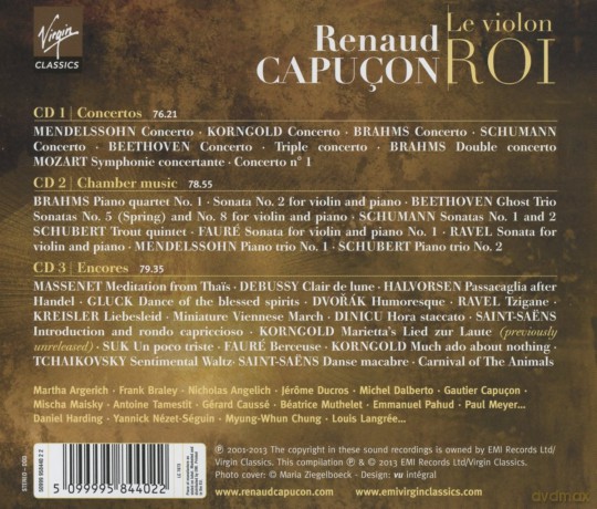 Renaud C Renau Apucon: Le Violon Roi [3CD]