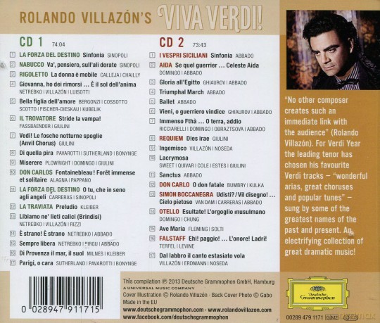 Rolando Villazon: Viva Verdi My Personal Selection [2CD]