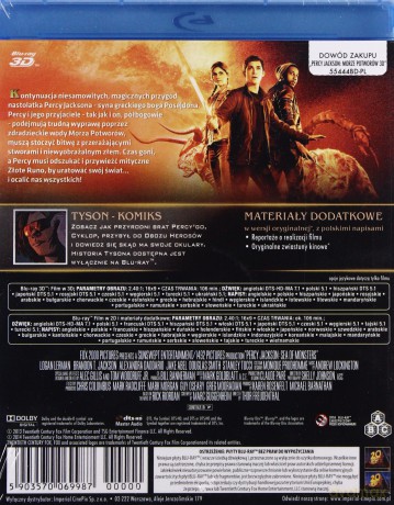 Percy Jackson: Morze Potworów 3D [Blu-Ray]+[Blu-Ray 3D]