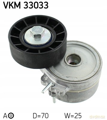 SKF VKM 33033 Rolka napinacza, pasek klinowy wielorowkowy Suzuki Peugeot Fiat Citroen Ford Lancia