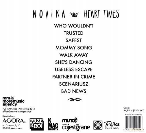 Novika: Heart Times (digipack) [CD]