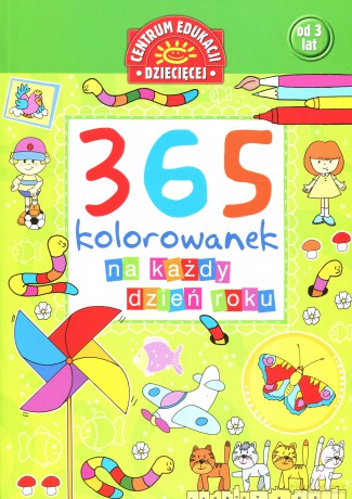 365 kolorowanek na każdy dzień roku [KSIĄŻKA]