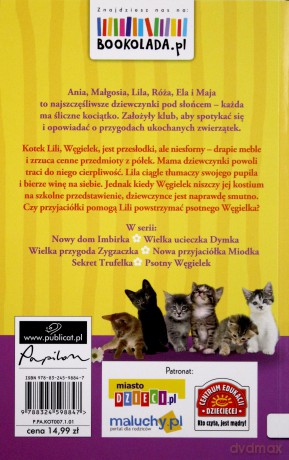 Klub Kociaków Słodziaków. Psotny Węgielek - Sue Mongredien [KSIĄŻKA]