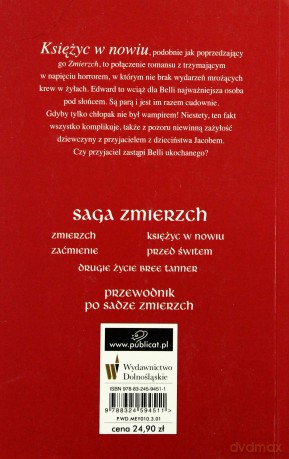 Księżyc w nowiu - Stephenie Meyer [KSIĄŻKA]
