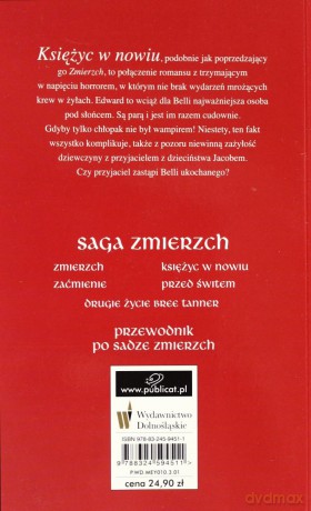 Księżyc w nowiu - Stephenie Meyer [KSIĄŻKA]