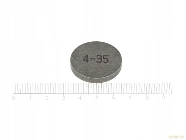 Tarcza regulująca, luz zaworowy Metelli 03-0368 Fiat Ford Lancia Alfa Romeo
